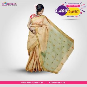 Tangail Pure Cotton Saree (BSS-136)