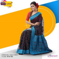 Tangail Gass Cotton Saree (KTS-763)