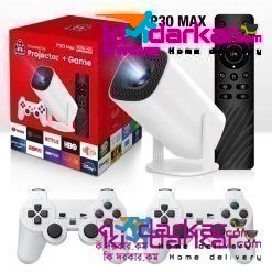 P30 Max Android 4K Projector + Video Game Console Combo