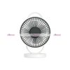 YAGE-YG-7999N-Rechargeable-8-Inch-360°-Rotation-Fan-with-LED-Light