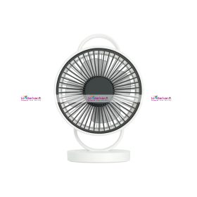 YAGE-YG-7999N-Rechargeable-8-Inch-360°-Rotation-Fan-with-LED-Light