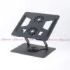 YL-906 Adjustable Aluminum Laptop Stand with Dual Cooling Fans – Foldable and Ergonomic Design