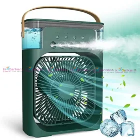 Extonic ET-C702 Portable Air Cooler Fan – Energy-Saving Cooling Fan in Green for Home and Office