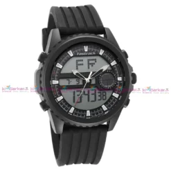 Fastrack NS38064PP01 Streetwear Analog Digital Black Dial Watch with PU Strap