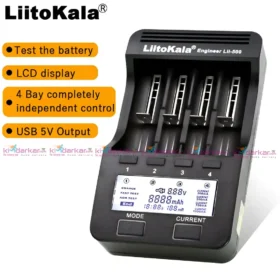Liitokala Lii-500 Smart Battery Charger with 4-Slot LCD Display – Universal Battery Tester