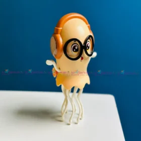 “Magical Dancing Jellyfish Toy with glowing LED lights in blue and pink”