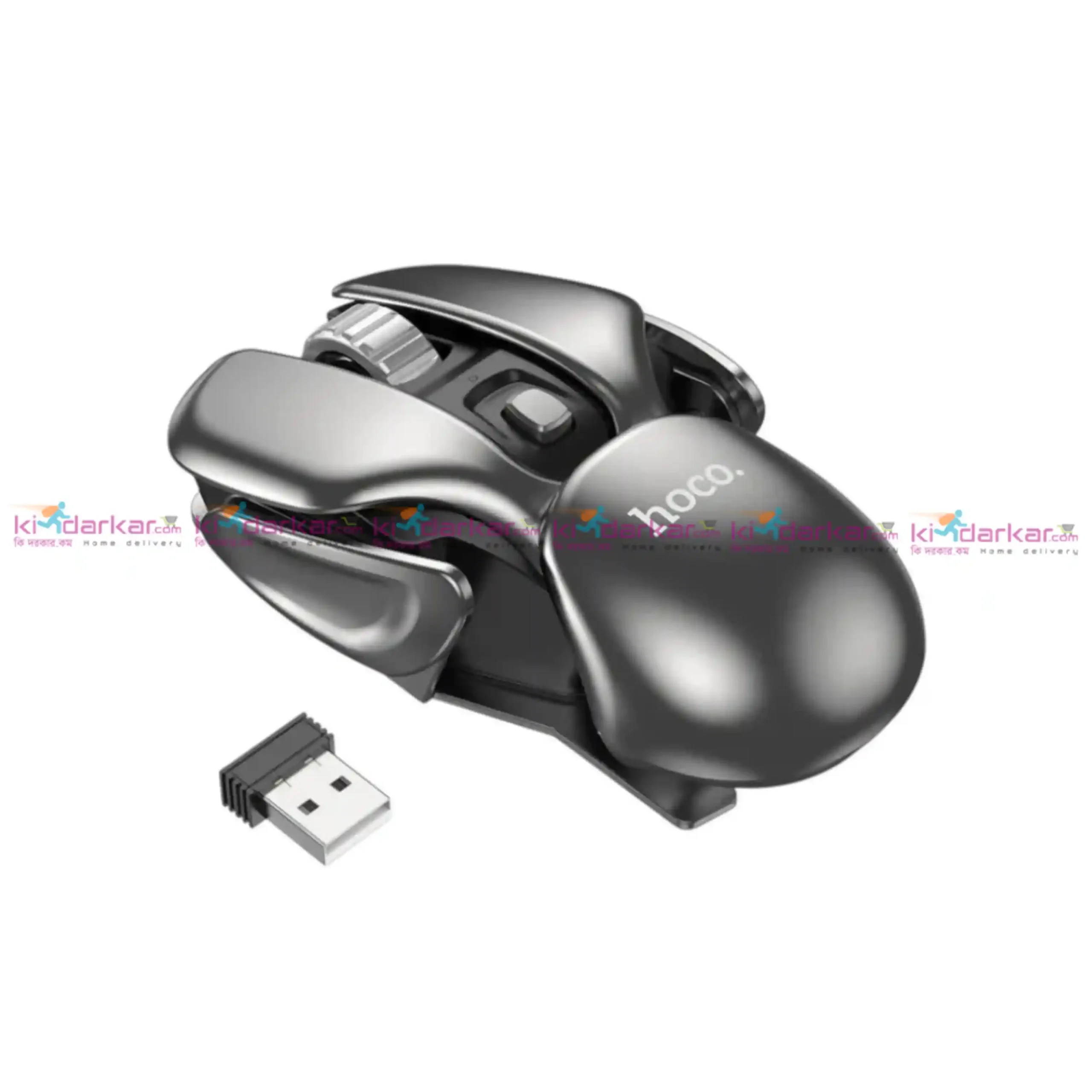 Hoco DI43 Robot wireless mouse USB receiver view Hoco DI43 Robot wireless mouse USB receiver view