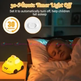 SoftGlow Touch Control Rechargeable LED Night Lamp – Soft Silicone Taxi Light