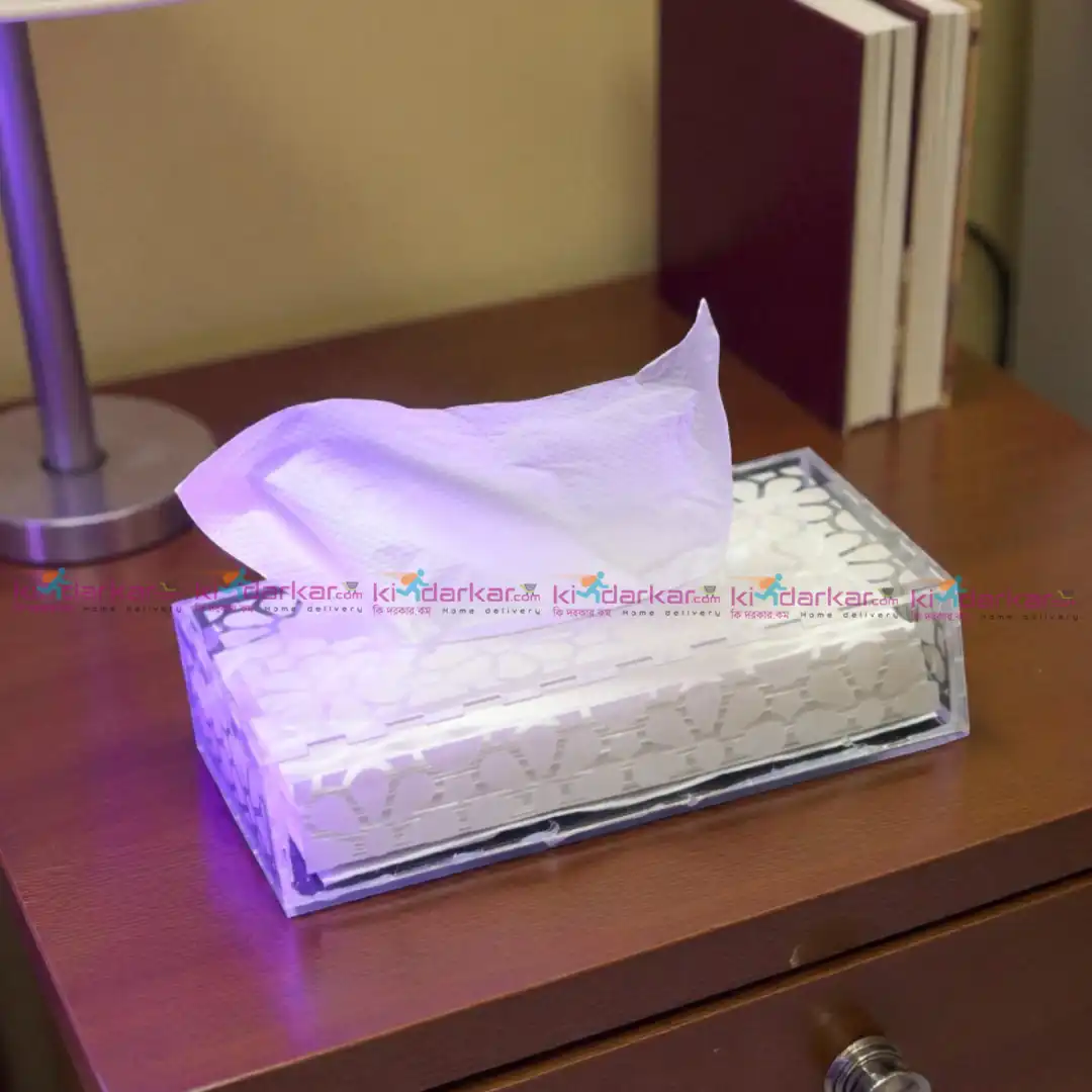 Transparent Acrylic Tissue Box Holder – Clear Modern Tissue Organizer for Home and Office Transparent Acrylic Tissue Box Holder – Clear Modern Tissue Organizer for Home and Office