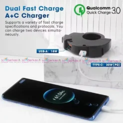 Universal Motorcycle Handlebar Phone Fast Charger – Fast Charging and Secure Mount