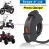 Universal Motorcycle Handlebar Phone Fast Charger – Fast Charging and Secure Mount
