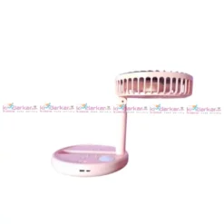 “JYSUPER JY-2215 folding rechargeable fan with LED light – random colour”