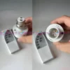 Smart B22 to B22 IR Lamp Holder with wireless remote and timer – white smart bulb holder with IR remote.