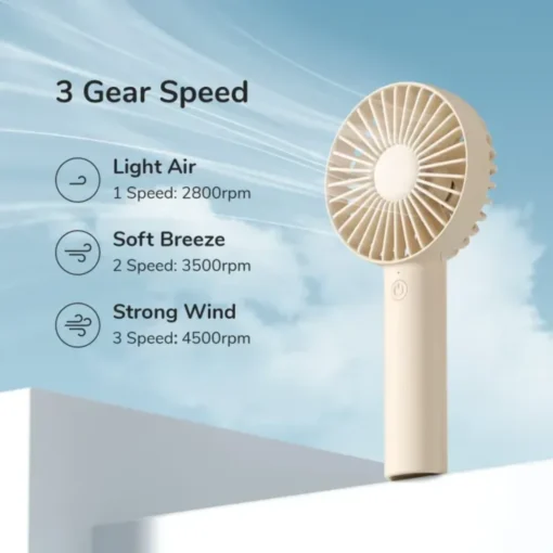 JISULIFE FA21 Handheld Portable Fan rechargeable mini fan Bangladesh